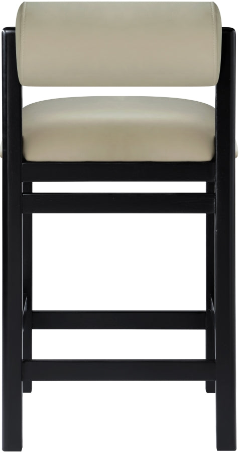 Roundhill Vegan Leather Upholstered Counter Stool — 11089-C - Taupe - 11089Taupe-C alternate view 4