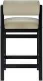 Roundhill Vegan Leather Upholstered Counter Stool — 11089-C - Taupe - 11089Taupe-C alternate view 4