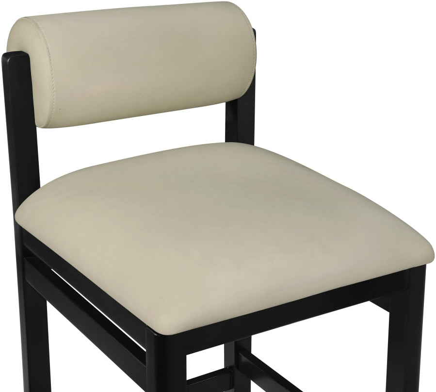 Roundhill Vegan Leather Upholstered Counter Stool — 11089-C - Taupe - 11089Taupe-C alternate view 5