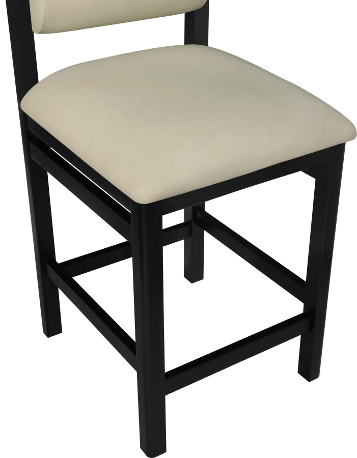 Roundhill Vegan Leather Upholstered Counter Stool — 11089-C - Taupe - 11089Taupe-C alternate view 6