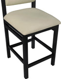 Roundhill Vegan Leather Upholstered Counter Stool — 11089-C - Taupe - 11089Taupe-C alternate view 6