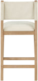 Avon Linen Textured Performance Fabric Counter Stool — 88012-C - Cream - 88012Cream-C alternate view 3