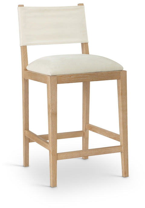 Avon Linen Textured Performance Fabric Counter Stool — 88012-C