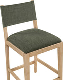 Avon Linen Textured Performance Fabric Counter Stool — 88012-C - Olive - 88012Olive-C alternate view 4