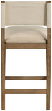 Avon Linen Textured Performance Fabric Counter Stool — 88015-C - Beige - 88015Beige-C alternate view 3