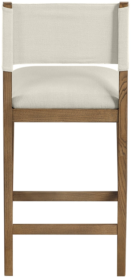 Avon Linen Textured Performance Fabric Counter Stool — 88015-C - Cream - 88015Cream-C alternate view 3