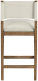 Avon Linen Textured Performance Fabric Counter Stool — 88015-C - Cream - 88015Cream-C alternate view 3