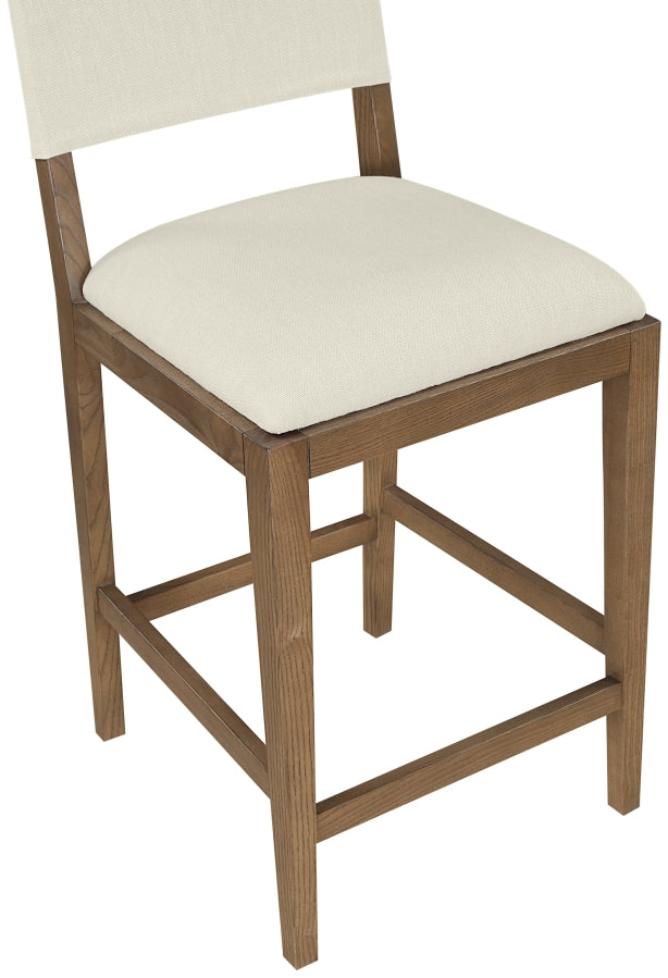Avon Linen Textured Performance Fabric Counter Stool — 88015-C - Cream - 88015Cream-C alternate view 4