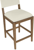 Avon Linen Textured Performance Fabric Counter Stool — 88015-C - Cream - 88015Cream-C alternate view 4
