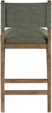 Avon Linen Textured Performance Fabric Counter Stool — 88015-C - Olive - 88015Olive-C alternate view 3
