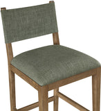 Avon Linen Textured Performance Fabric Counter Stool — 88015-C - Olive - 88015Olive-C alternate view 4