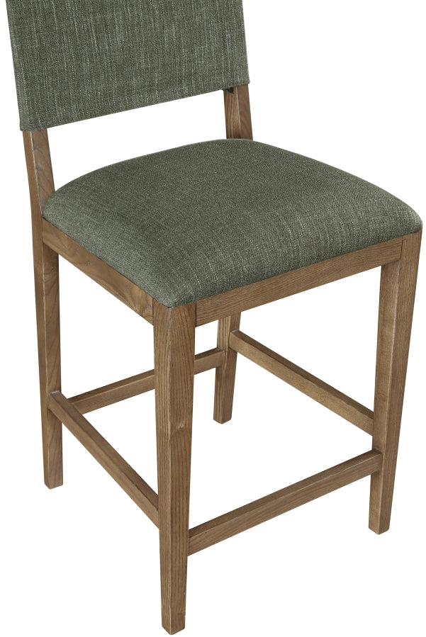 Avon Linen Textured Performance Fabric Counter Stool — 88015-C - Olive - 88015Olive-C alternate view 5