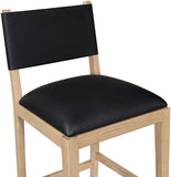 Avon Vegan Leather Counter Stool — 88017-C - Black - 88017Black-C alternate view 5