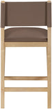 Avon Vegan Leather Counter Stool — 88017-C - Brown - 88017Brown-C alternate view 4