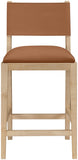 Avon Vegan Leather Counter Stool — 88017-C - Cognac - 88017Cognac-C alternate view 2
