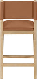 Avon Vegan Leather Counter Stool — 88017-C - Cognac - 88017Cognac-C alternate view 4