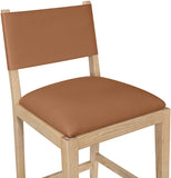 Avon Vegan Leather Counter Stool — 88017-C - Cognac - 88017Cognac-C alternate view 5