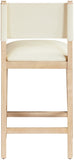 Avon Vegan Leather Counter Stool — 88017-C - Cream - 88017Cream-C alternate view 3