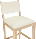 Avon Vegan Leather Counter Stool — 88017-C - Cream - 88017Cream-C alternate view 4