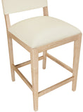 Avon Vegan Leather Counter Stool — 88017-C - Cream - 88017Cream-C alternate view 5