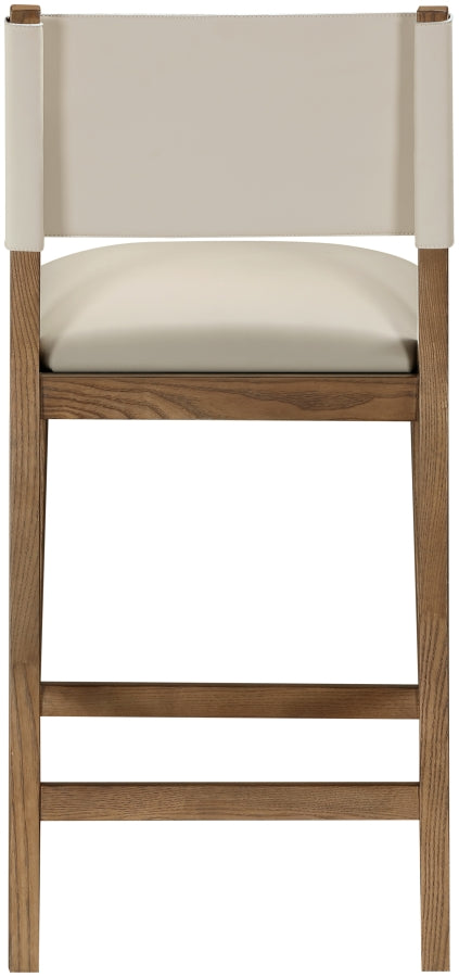 Avon Vegan Leather Counter Stool — 88019-C - Beige - 88019Beige-C alternate view 4