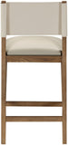 Avon Vegan Leather Counter Stool — 88019-C - Beige - 88019Beige-C alternate view 4