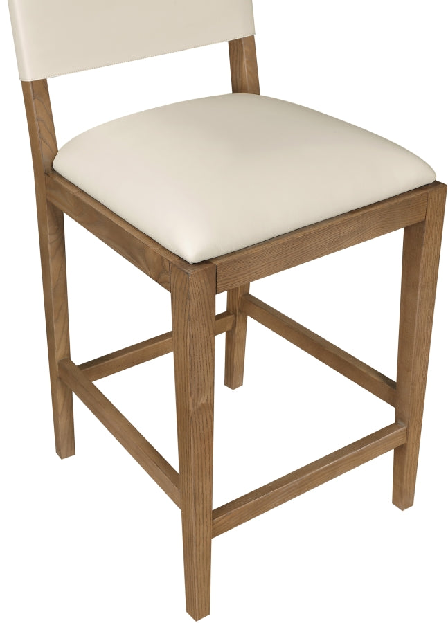Avon Vegan Leather Counter Stool — 88019-C - Beige - 88019Beige-C alternate view 6