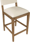 Avon Vegan Leather Counter Stool — 88019-C - Beige - 88019Beige-C alternate view 6