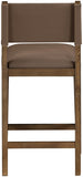 Avon Vegan Leather Counter Stool — 88019-C - Brown - 88019Brown-C alternate view 3