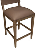 Avon Vegan Leather Counter Stool — 88019-C - Brown - 88019Brown-C alternate view 5
