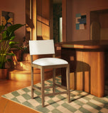 Avon Vegan Leather Counter Stool — 88019-C - Cream - 88019Cream-C alternate view 1