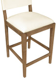 Avon Vegan Leather Counter Stool — 88019-C - Cream - 88019Cream-C alternate view 6