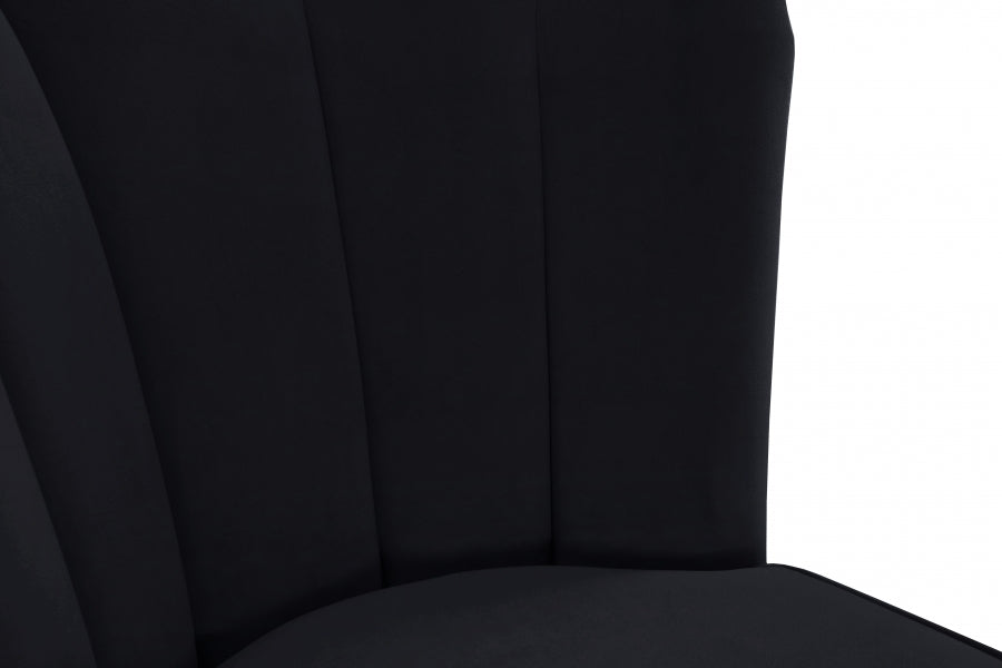 Lily Velvet Upholstered Bar Stool — 961-C - Black - 961Black-C alternate view 6