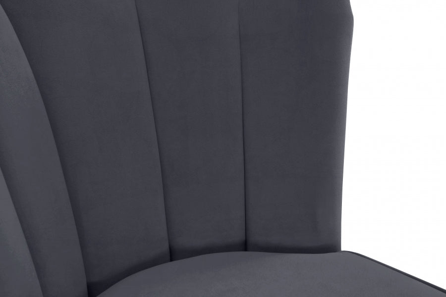 Lily Velvet Upholstered Bar Stool — 961-C - Grey - 961Grey-C alternate view 6