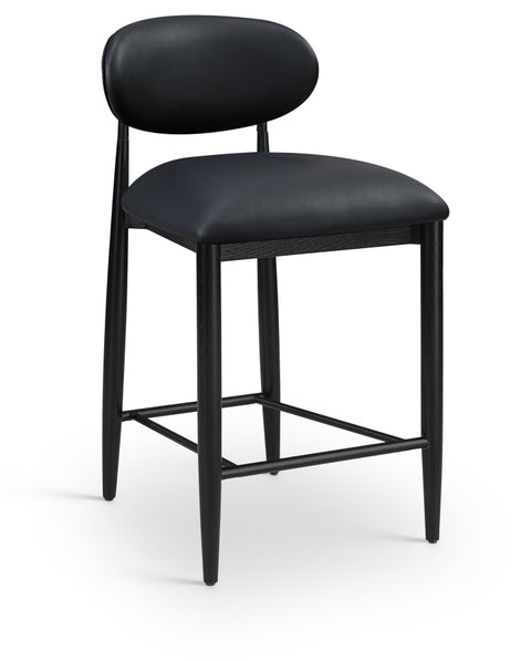 Riccio Vegan Leather Upholstered Counter Stool — 11040-C