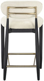 Riccio Performance Fabric Upholstered Counter Stool — 11042-C - Beige - 11042Beige-C alternate view 4
