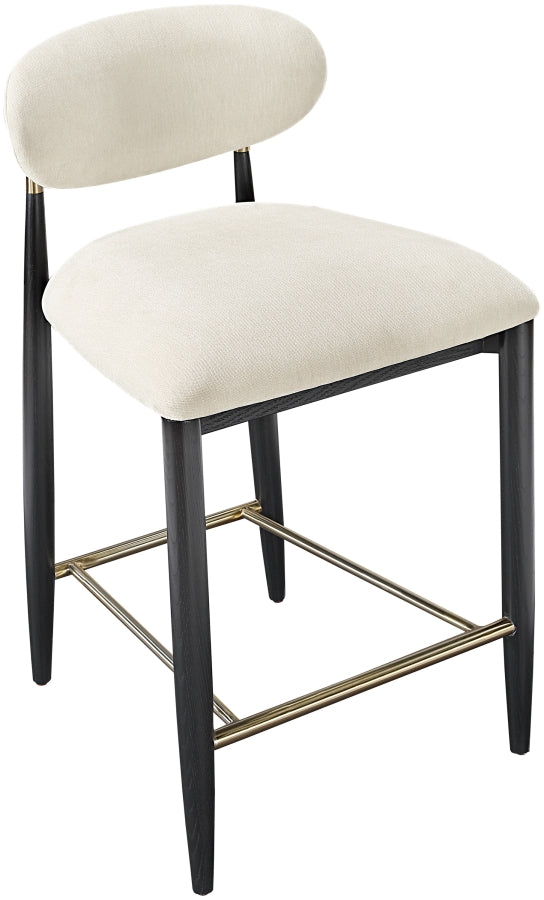 Riccio Performance Fabric Upholstered Counter Stool — 11042-C - Beige - 11042Beige-C alternate view 5