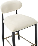Riccio Performance Fabric Upholstered Counter Stool — 11042-C - Beige - 11042Beige-C alternate view 6