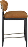 Riccio Performance Fabric Upholstered Counter Stool — 11042-C - Cognac - 11042Cognac-C alternate view 3
