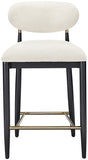 Riccio Performance Fabric Upholstered Counter Stool — 11042-C - Cream - 11042Cream-C alternate view 2