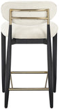 Riccio Performance Fabric Upholstered Counter Stool — 11042-C - Cream - 11042Cream-C alternate view 4