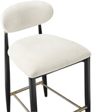 Riccio Performance Fabric Upholstered Counter Stool — 11042-C - Cream - 11042Cream-C alternate view 5