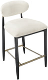 Riccio Performance Fabric Upholstered Counter Stool — 11042-C - Cream - 11042Cream-C alternate view 6