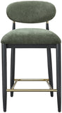 Riccio Performance Fabric Upholstered Counter Stool — 11042-C - Olive - 11042Olive-C alternate view 2