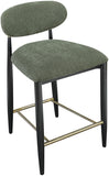 Riccio Performance Fabric Upholstered Counter Stool — 11042-C - Olive - 11042Olive-C alternate view 6