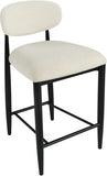 Riccio Performance Fabric Upholstered Counter Stool — 11049-C - Beige - 11049Beige-C alternate view 5