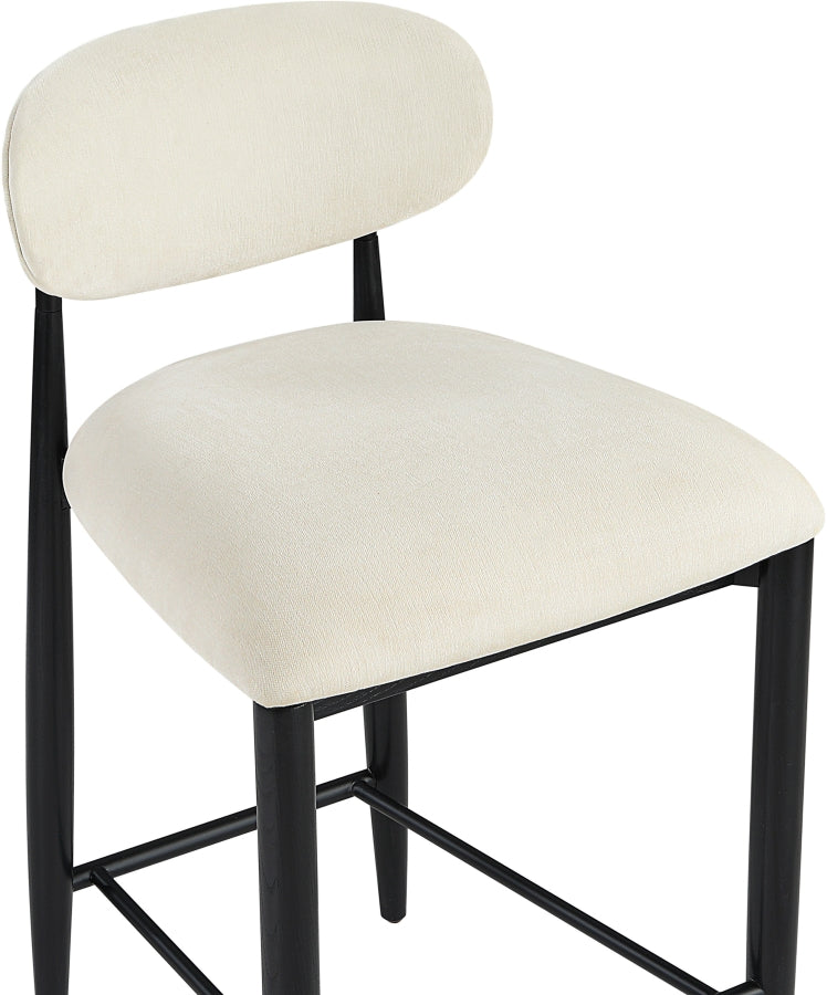 Riccio Performance Fabric Upholstered Counter Stool — 11049-C - Beige - 11049Beige-C alternate view 6