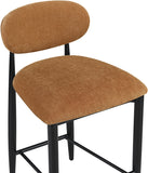 Riccio Performance Fabric Upholstered Counter Stool — 11049-C - Cognac - 11049Cognac-C alternate view 6