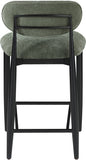 Riccio Performance Fabric Upholstered Counter Stool — 11049-C - Olive - 11049Olive-C alternate view 4