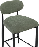 Riccio Performance Fabric Upholstered Counter Stool — 11049-C - Olive - 11049Olive-C alternate view 6